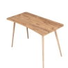 Moderne Büroschreibtisch aus Holz 120x60 cm natur Fabio Sales