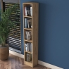 Hohe und schmale Wandregal 170cm mit 5 Holzböden Wally Angebot