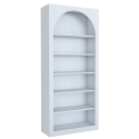 Weißes bogenförmiges Wandregal Curvy 180x31x80 cm mit 5 Regalböden Preis