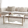 Moderner Couchtisch 90x60cm aus Metall und Glas Astro Verkauf