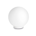 Tischlampe aus weißem Glas, rund, Ø20cm Area S Angebot