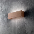 Wandleuchte LED modern rechteckig aus Holz Badia-P Aktion