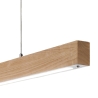 LED-Hängeleuchte aus hellem Holz und Metall Badia-S Katalog