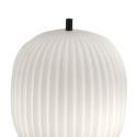 Tischlampe elegant aus geblasenem Glas und schwarzem Metall Domizia-T Katalog