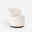 Sessel modern drehbar Wohnzimmer aus Bouclé-Stoff Yammy
 Rabatte