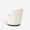Sessel modern drehbar Wohnzimmer aus Bouclé-Stoff Yammy
 Katalog
