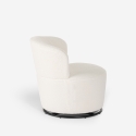 Sessel modern drehbar Wohnzimmer aus Bouclé-Stoff Yammy
 Lagerbestand