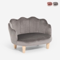 Sessel muschelförmig für Hunde und Katzen aus Samt Pally Angebot