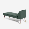 Liegesessel Vintage Chaiselongue links klassisch aus Samt Agos Katalog