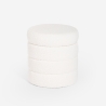 Sitzhocker Bouclé Stauraum Zylinder Design Wohnzimmer Mugi Rabatte