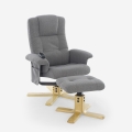 Sessel Relax ergonomisch Massage mit Heizung und Fußstütze Nairo Aktion