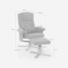 Sessel Relax ergonomisch Massage mit Heizung und Fußstütze Nairo Katalog