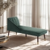 Liegesessel Vintage Chaiselongue links klassisch aus Samt Agos Angebot