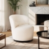 Sessel modern drehbar Wohnzimmer aus Bouclé-Stoff Yammy
 Angebot