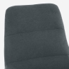 Sessel Relax ergonomisch aus grauem Stoff mit Fußhocker Asher Rabatte