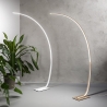 Stehlampe bogenförmig LED aus Metall H160cm Keep Rabatte