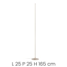 Stehlampe dimmbar LED aus Metall H165cm Genius T Rabatte