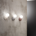 Wandlampe aus Beton und Glaskugel H20cm Rock Sales