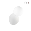 Wandlampe aus Beton und Glaskugel H20cm Rock Angebot