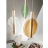 Hängelampe 3-Licht aus mehrfarbigem Glas und Metall Juis XL Angebot