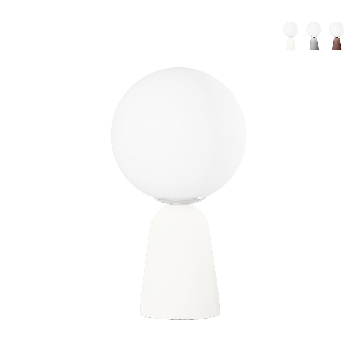 Tischlampe aus Beton modern rund Lampenschirm H33cm Rock Table Angebot