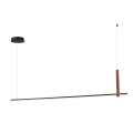 Hängelampe LED 150 cm in schwarz Metall Regoli L Aktion