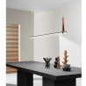 Hängelampe LED 150 cm in schwarz Metall Regoli L Angebot