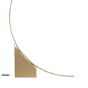 Stehlampe bogenförmig LED Metall H204cm Rune Sales