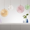 Hängelampe LED Ø30cm mit dekoriertem Glas Jokey S Rabatte