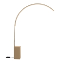 Stehlampe LED Bogen aus Metall H215cm Biblio Rabatte
