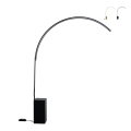 Stehlampe LED Bogen aus Metall H215cm Biblio Aktion