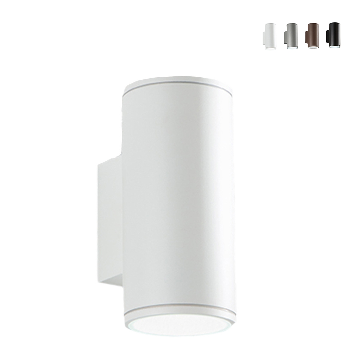 Wandleuchte aus Aluminium für den Außenbereich zweistrahlig H19cm Nevada Angebot Wandleuchte aus Aluminium für den Außenbereich zweistrahlig H19cm Nevada Angebot