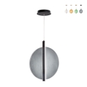 Hängelampe aus Glas und Metall Ø45cm Juis L Sales