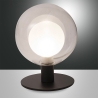 Tischlampe Design mit Kugel aus Glas und Metall Teramo Sales