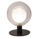 Tischlampe Design mit Kugel aus Glas und Metall Teramo Rabatte