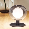 Tischlampe Design mit Kugel aus Glas und Metall Teramo Katalog
