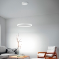 Hängelampe LED im modernen runden Design aus weißem Metall Skyround-S Aktion
