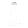Hängelampe LED im modernen runden Design aus weißem Metall Skyround-S Verkauf