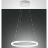 Hängelampe LED im modernen runden Design aus weißem Metall Skyround-S Sales