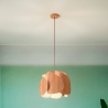 Deckenlampe aus Holz modernes Design Pevero-S Verkauf