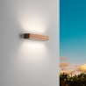 Wandleuchte LED für den Außenbereich aus Teakholz und Glas Hazel Katalog