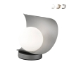 Tischlampe LED modern mit Glaskugelschirm Adria-T Aktion