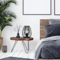 Tischlampe modern mit Metallkäfig Camp-T Sales