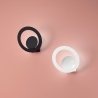 Wandleuchte LED Design aus Metall mit Dimmer Hector Modell