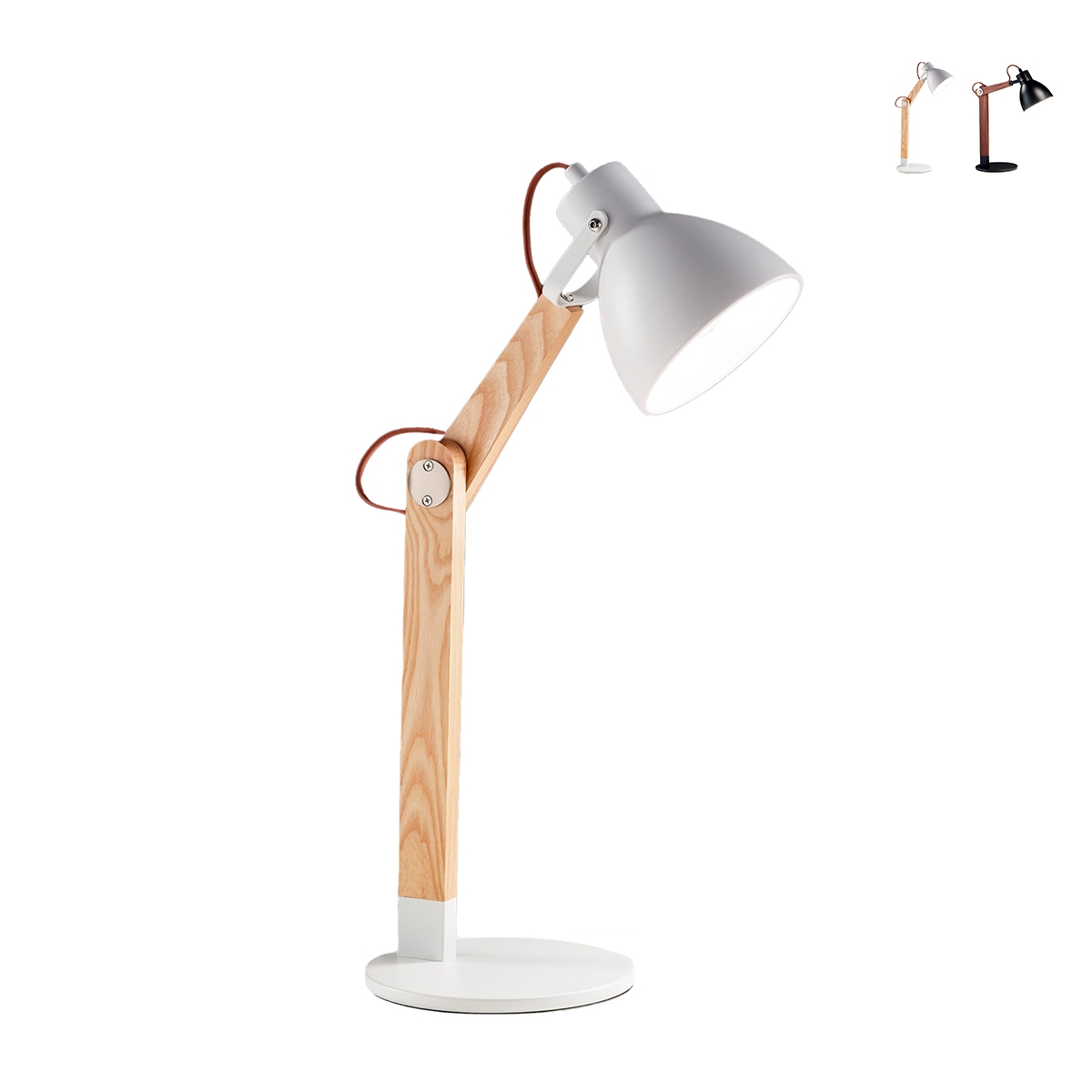 Tischlampe Schreibtisch modern aus Holz im nordischen Design Sveva-T Aktion Tischlampe Schreibtisch modern aus Holz im nordischen Design Sveva-T Aktion