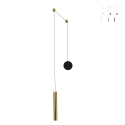 Hängelampe modern LED aus Metall mit Röhrendiffusor Prado-D Aktion