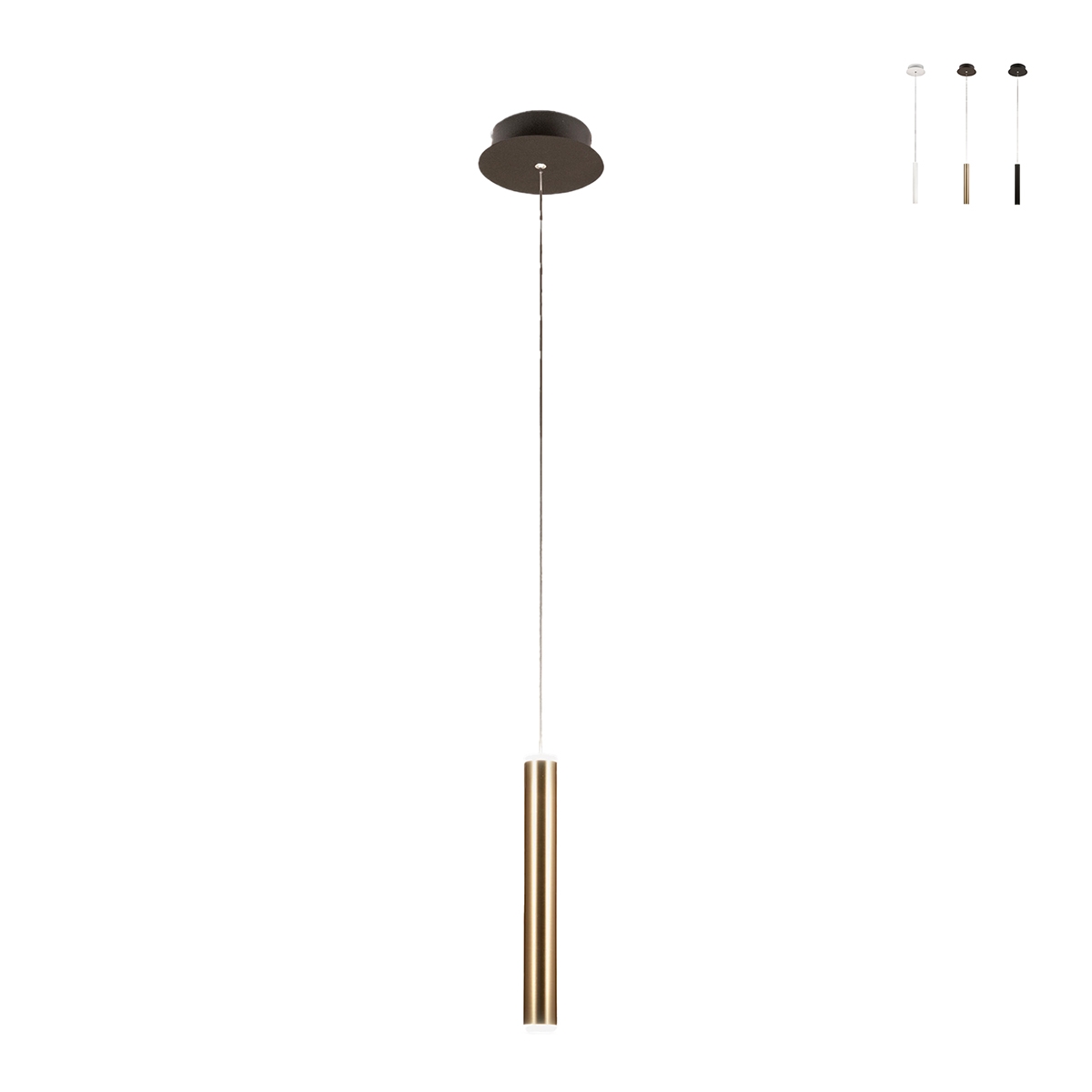 Hängelampe LED modern mit röhrenförmigem Diffusor Prado-C Aktion Hängelampe LED modern mit röhrenförmigem Diffusor Prado-C Aktion