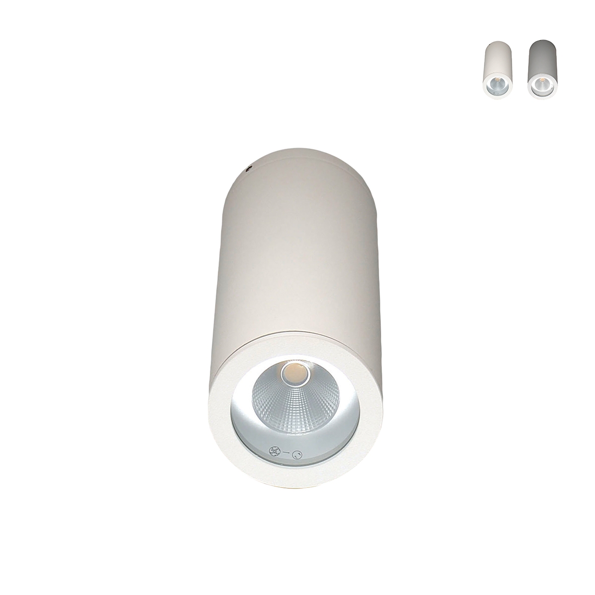 Deckenleuchte LED im modernen Aluminium-Zylinder-Design Yago Aktion Deckenleuchte LED im modernen Aluminium-Zylinder-Design Yago Aktion