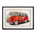 Gemälde Vintage Collage 3D Effekt 70x50cm Van 60-70er Jahre Arti Angebot