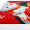 Gemälde abstrakt modern 64x64cm auf Plexiglas weißer Rahmen Tyvek Angebot